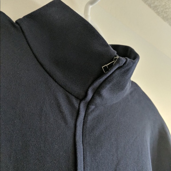 Joan Vass m/l navy cotton dress - Picture 3 of 4